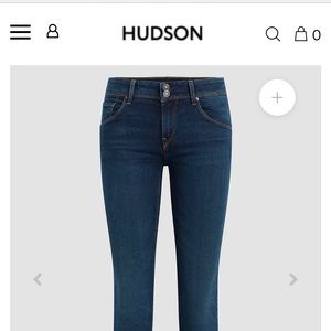 Hudson Beth Mid-Rise Baby Bootcut Jean SZ 28
